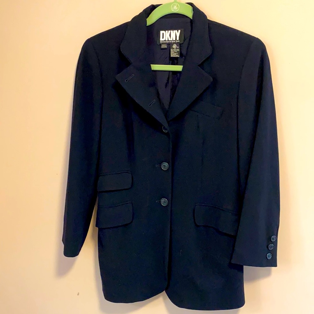 DKNY a navy blazer